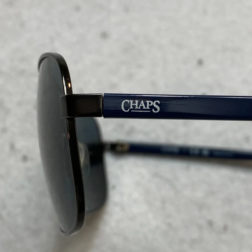 Chaps Sunglasses Mens 60mm Gunmetal CP 4002 9157/87 Aviator Double Bridge